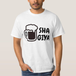sha giya – ビールを飲む tシャツ