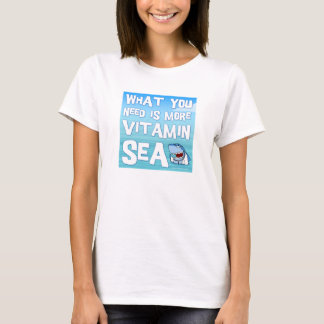 Shaaark -ビタミンの海の女性Tシャツ先生 Tシャツ