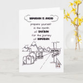 Shaban - Holy Month Blessings カード (黄色い花)