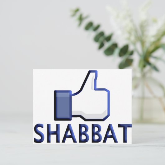 Shabbatのように ポストカード (スタンド正面)