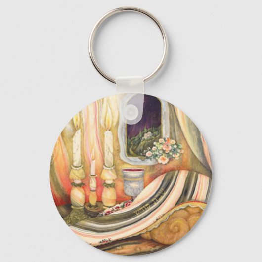 Shabbat キーホルダー (正面)