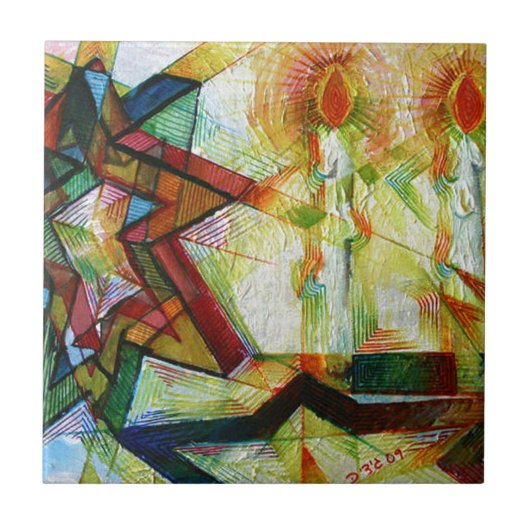 Shabbat タイル (正面)