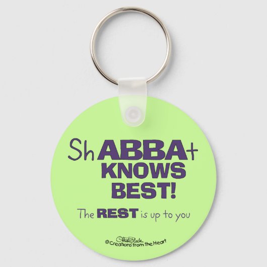ShABBAt Abbaが知っている最高の キーホルダー (正面)