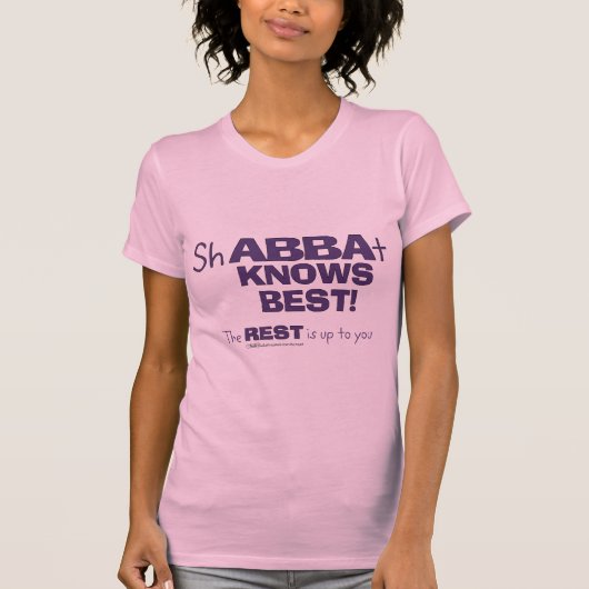 ShABBAt Abbaが知っている最高の Tシャツ (正面)