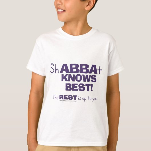 ShABBAt Abbaが知っている最高の Tシャツ (正面)