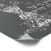 Shabbat Candle Blessing ポスター (角)