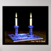 Shabbat Candlesticks ポスター (正面)