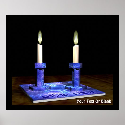 Shabbat Candlesticks ポスター (正面)