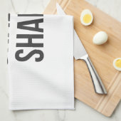 Shabbat Shalomの台所タオル キッチンタオル (四つ折り)