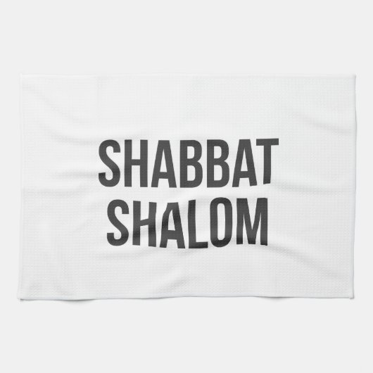 Shabbat Shalomの台所タオル キッチンタオル (横)