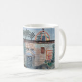 Shabbat Shalomイスラエル共和国のマグ コーヒーマグカップ (正面右)