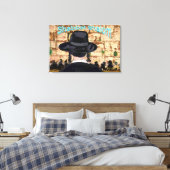 Shabbat Shalom à Jérusalem  キャンバスプリント (インサイチュ (寝室))