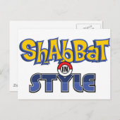 Shabbat Style ポストカード (正面/裏面)