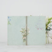 Shabby Blueヴィンテージフローラジャーナルページ (スタンド正面)