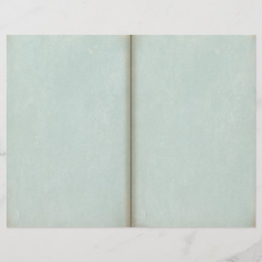 Shabby Blueヴィンテージフローラジャーナルページ (裏面)