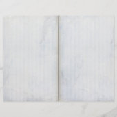 Shabby Blue Journalペストライプのージ (裏面)