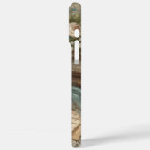 Shabby Chic Blue Ballet Slippers and Roses Case-Mate iPhoneケース (裏面 / 左)