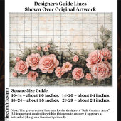 Shabby Chic Climbing Pink Roses FD8L Decoupage 薄葉紙