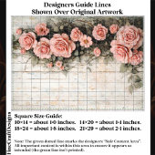 Shabby Chic Climbing Pink Roses FD8R Decoupage 薄葉紙