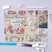 Shabby chic collage,country victorian,decoupage, b 薄葉紙 (クラフト)
