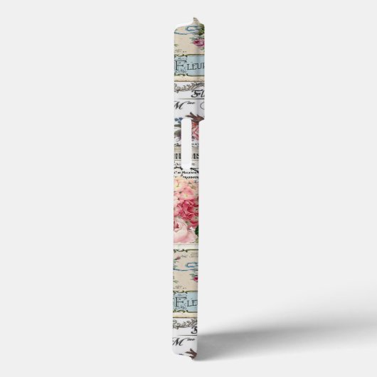Shabby chic collage,country victorian,decoupage, b Case-Mate iPhoneケース (裏面 / 右)