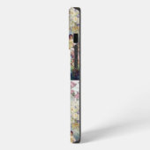 Shabby chic collage,country victorian,decoupage, b iPhoneケース (左側面)