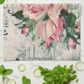 shabby chic, decoupage, victorian, french chic, pa キッチンタオル (折り畳み)