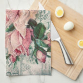 shabby chic, decoupage, victorian, french chic, pa キッチンタオル (四つ折り)