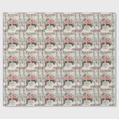 shabby chic, decoupage, victorian, french chic, pa ラッピングペーパー (フラット)