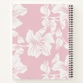 Shabby chic floral custom name ノートブック (裏面)