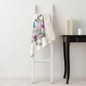 Shabby chic flowers art and selflove quote シェルパブランケット (インサイチュ)