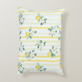 Shabby Chic Lemon Floral Series Design #12 アクセントクッション (裏面(縦))