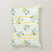 Shabby Chic Lemon Floral Series Design #12 アクセントクッション (正面(垂直))