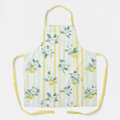 Shabby Chic Lemon Floral Series Design #12 エプロン (正面)