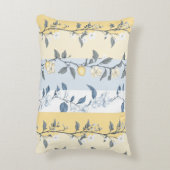 Shabby Chic Lemon Floral Series Design #9 アクセントクッション (裏面(縦))