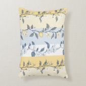 Shabby Chic Lemon Floral Series Design #9 アクセントクッション (正面(垂直))
