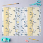 Shabby Chic Lemon Floral Series Design #9 薄葉紙 (クラフト)