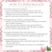 Shabby Chic Pink Plaid Best Mom Ever Photo クッション