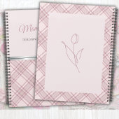 Shabby Chic Pink Plaid Mom’s Fabulous Year Planner プランナー手帳
