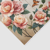 Shabby Chic Roses Art Painting 薄葉紙 (詳細)