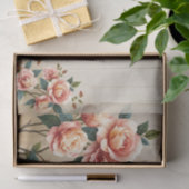 Shabby Chic Roses Art Painting 薄葉紙 (ギフト)