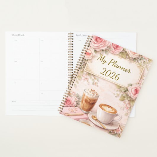 Shabby Chic Roses Planner プランナー手帳 (ディスプレー)
