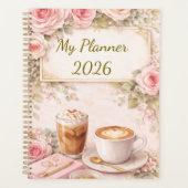 Shabby Chic Roses Planner プランナー手帳 (正面)