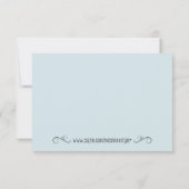 Shabby Chic Teaパーティーサンキューカード サンキューカード (裏面)