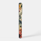 Shabby chic vintage antique wildflower  iPhoneケース (右側面)