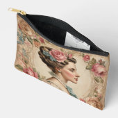 Shabby Chic Vintage Victorian Woman アクセサリーポーチ (見開き)