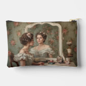 Shabby Chic Vintage Victorian Woman アクセサリーポーチ (裏面)