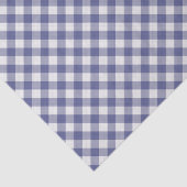 Shabby Chic White Purple Dark Blue Purple Gingham 薄葉紙 (詳細)
