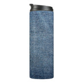 Shabby denim texture for background. Blue jeans タンブラー (回転右)