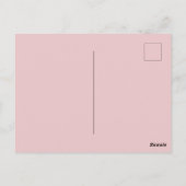 Shabby Pansy新しい住所はがき、移動している ポストカード (裏面)